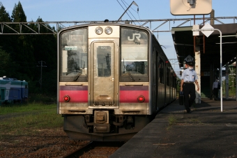鷹ノ巣駅から秋田駅の乗車記録(乗りつぶし)写真