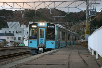 浅虫温泉駅から野辺地駅の乗車記録(乗りつぶし)写真