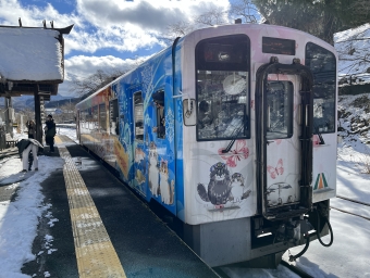 会津若松駅から湯野上温泉駅の乗車記録(乗りつぶし)写真