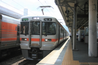 中津川駅から松本駅の乗車記録(乗りつぶし)写真