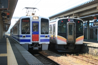 直江津駅から六日町駅の乗車記録(乗りつぶし)写真