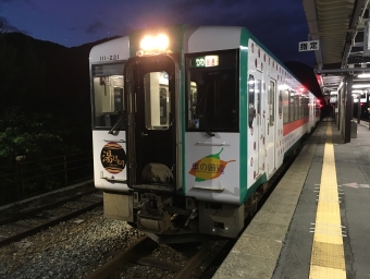 鳴子温泉駅から新庄駅:鉄道乗車記録の写真