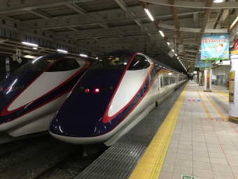 新庄駅から山形駅の乗車記録(乗りつぶし)写真
