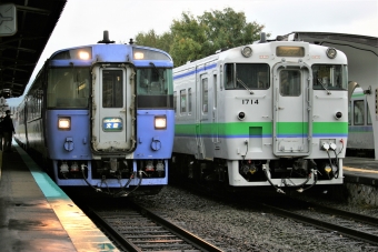 上川駅から旭川駅の乗車記録(乗りつぶし)写真