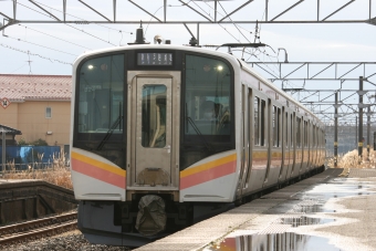 坂町駅から村上駅の乗車記録(乗りつぶし)写真