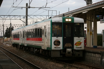 余目駅から新庄駅の乗車記録(乗りつぶし)写真