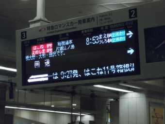新宿駅から小田原駅:鉄道乗車記録の写真