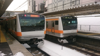立川駅から西国分寺駅の乗車記録(乗りつぶし)写真