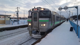札幌駅から豊幌駅の乗車記録(乗りつぶし)写真