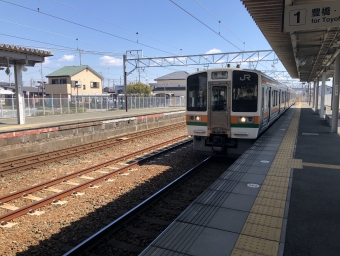 舞阪駅から二川駅の乗車記録(乗りつぶし)写真
