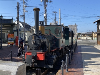 松山市駅前停留場から道後温泉駅の乗車記録(乗りつぶし)写真