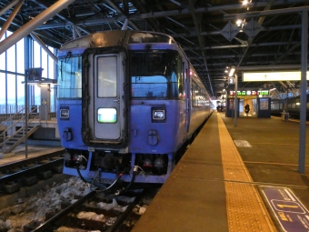 旭川駅から北見駅の乗車記録(乗りつぶし)写真
