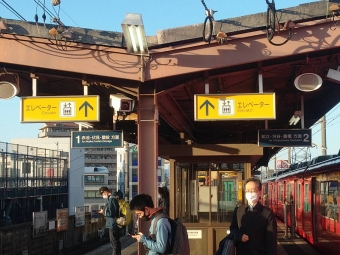 梅坪駅から伏見駅の乗車記録(乗りつぶし)写真