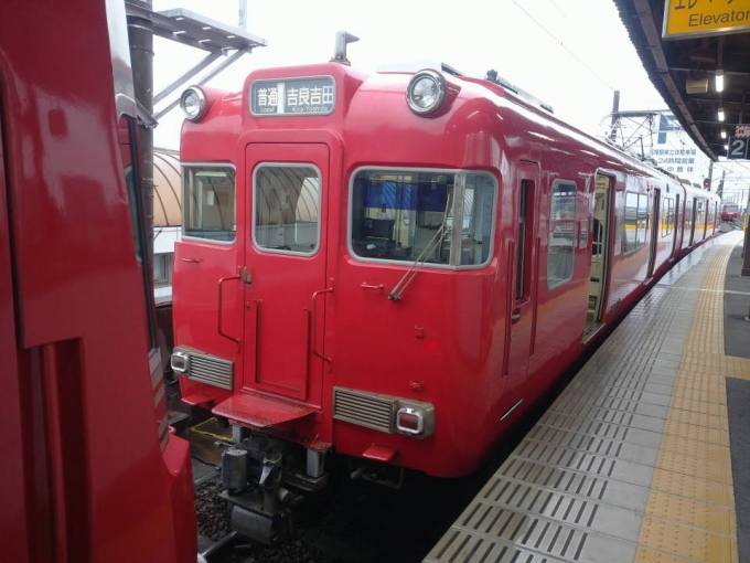 鉄道乗車記録の写真:乗車した列車(外観)(3)        「分割されて、吉良吉田に向かうやつ」