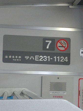 上野駅からさいたま新都心駅の乗車記録(乗りつぶし)写真