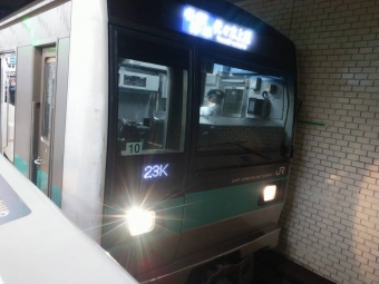 湯島駅から表参道駅:鉄道乗車記録の写真