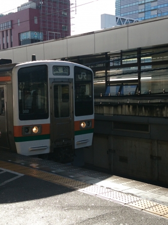 静岡駅から金谷駅の乗車記録(乗りつぶし)写真