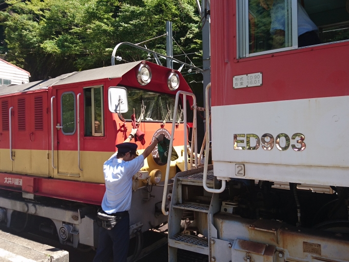 鉄道乗車記録の写真:乗車した列車(外観)(4)        「DD206＋ED903」