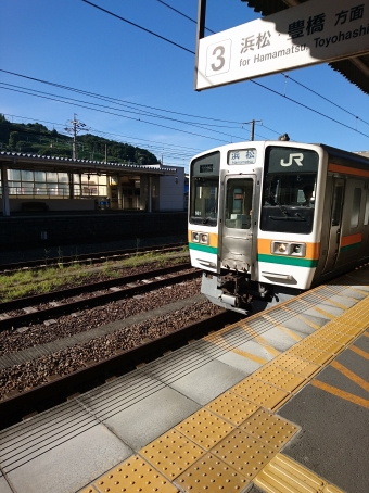 金谷駅から掛川駅の乗車記録(乗りつぶし)写真