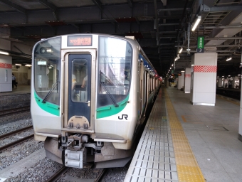 仙台駅から仙台空港駅の乗車記録(乗りつぶし)写真