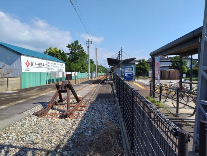 鉄道乗車記録の写真:駅舎・駅施設、様子(1)        「車止め側から」
