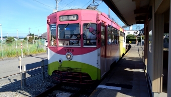 越ノ潟駅から新能町停留場の乗車記録(乗りつぶし)写真