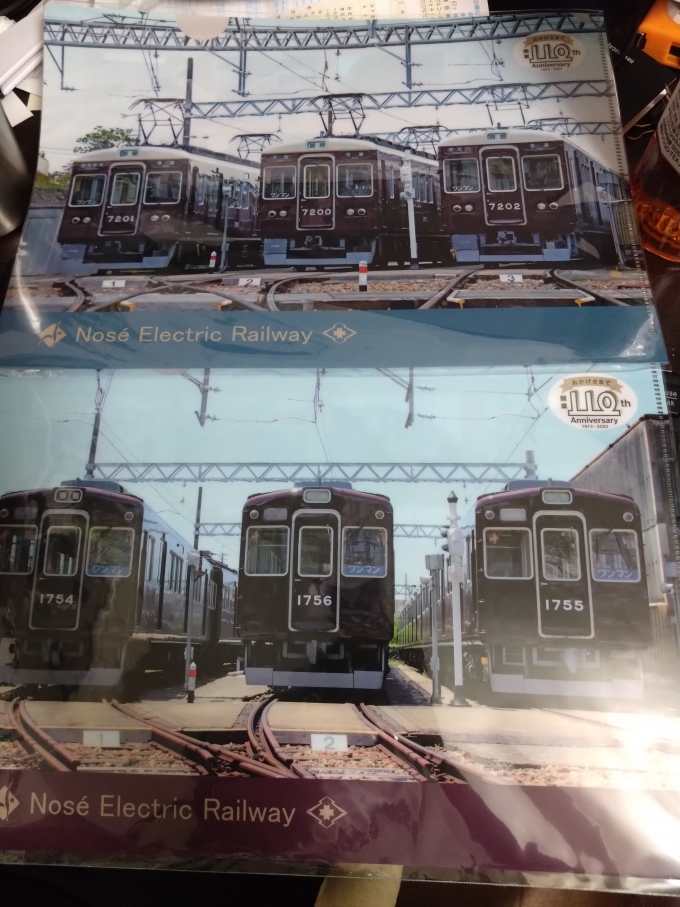 鉄道乗車記録の写真:鉄道グッズ(3)        「乗車した電車が載ってるクリアファイルを購入」