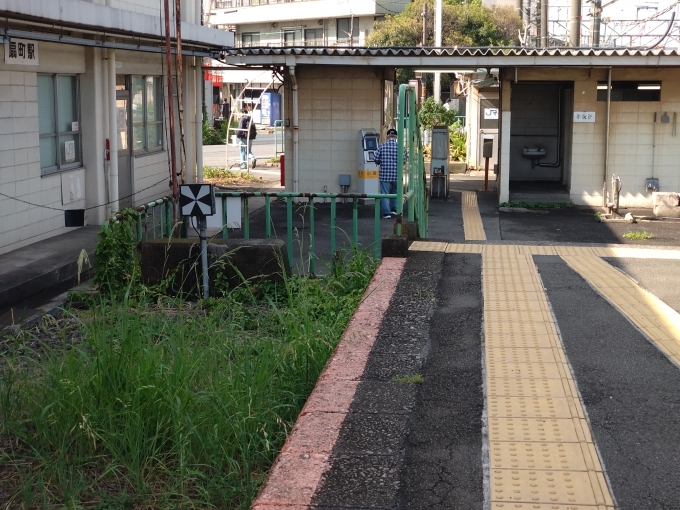 鉄道乗車記録の写真:駅舎・駅施設、様子(6)        「車止め」