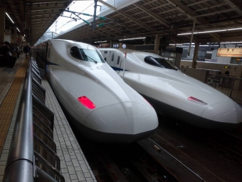 東京駅から博多駅の乗車記録(乗りつぶし)写真