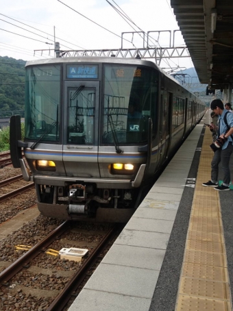 近江塩津駅から京都駅の乗車記録(乗りつぶし)写真