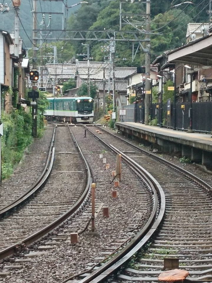 鉄道乗車記録の写真:乗車した列車(外観)(2)        「上り電車ｷﾀｰ」