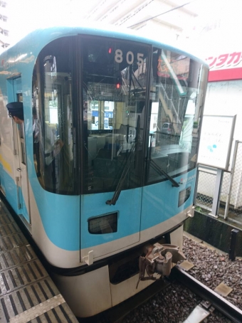 びわ湖浜大津駅から京阪山科駅の乗車記録(乗りつぶし)写真