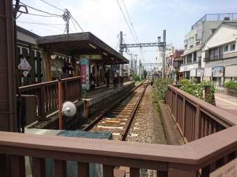 三ノ輪橋停留場から町屋駅前停留場の乗車記録(乗りつぶし)写真