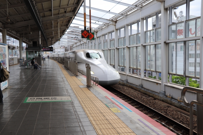 鉄道乗車記録の写真:乗車した列車(外観)(4)        「ひかり591号」