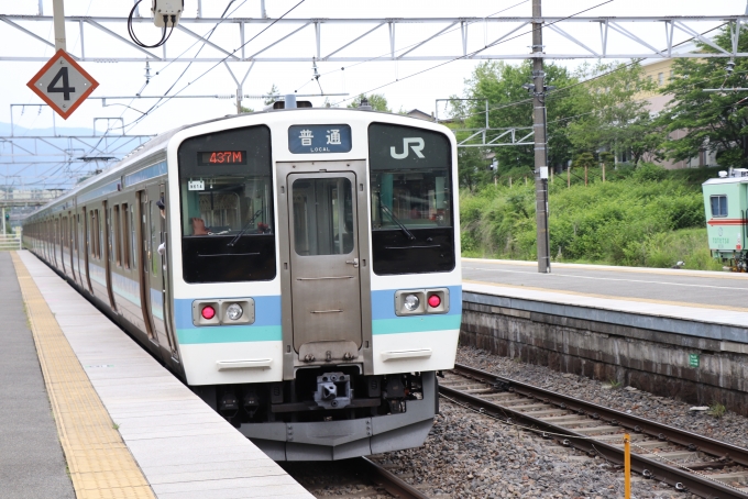 鉄道乗車記録の写真:乗車した列車(外観)(4)        「437M」