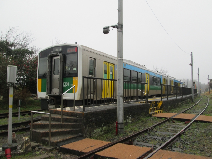 鉄道乗車記録の写真:列車・車両の様子(未乗車)(5)        「久留里線　木更津行き」