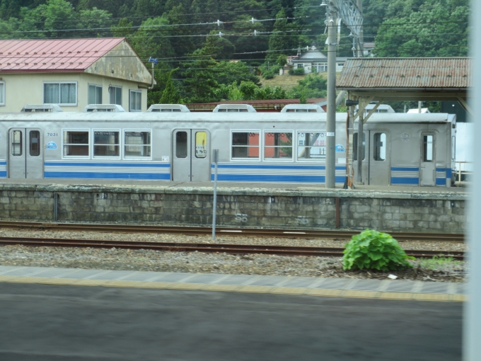 鉄道乗車記録の写真:列車・車両の様子(未乗車)(28)        「弘南鉄道　大鰐」