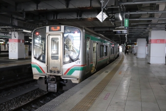 仙台駅から山寺駅の乗車記録(乗りつぶし)写真