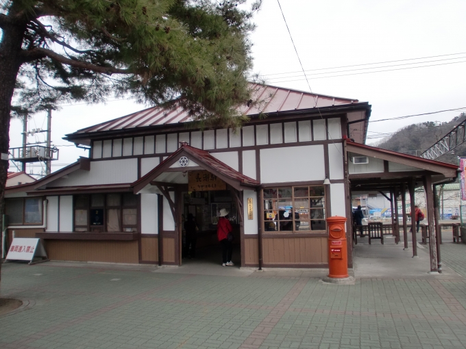 鉄道乗車記録の写真:駅舎・駅施設、様子(1)        「駅からハイキング
ゴール」