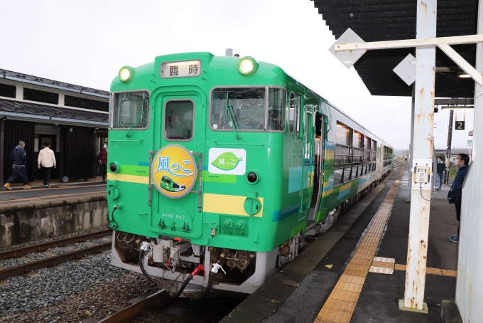 鉄道乗車記録の写真:乗車した列車(外観)(7)        「快速風っこ女川シーバル号」