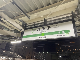 八王子駅から橋本駅:鉄道乗車記録の写真