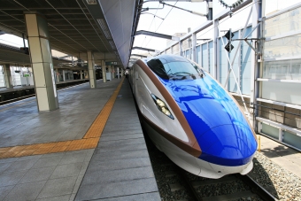 長野駅から金沢駅の乗車記録(乗りつぶし)写真