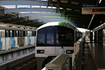 流通センター駅からモノレール浜松町駅の乗車記録(乗りつぶし)写真