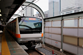 東京駅から武蔵境駅の乗車記録(乗りつぶし)写真