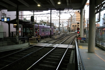帷子ノ辻駅から嵐山駅の乗車記録(乗りつぶし)写真
