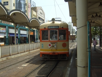 松山市駅前停留場から古町駅:鉄道乗車記録の写真