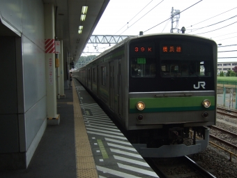 小机駅から横浜駅の乗車記録(乗りつぶし)写真