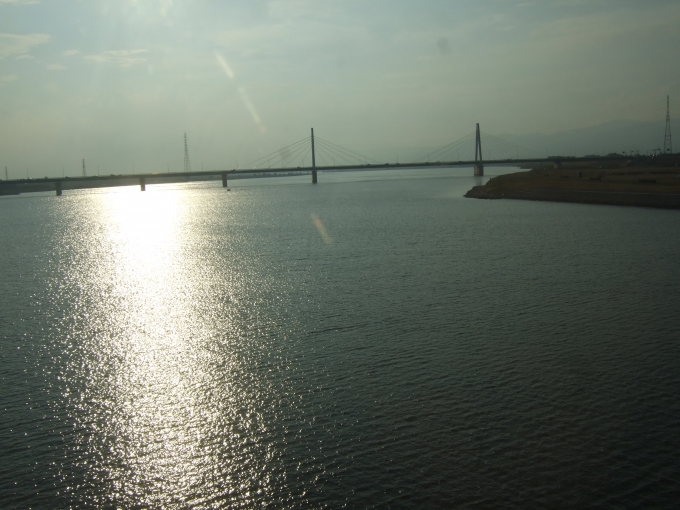 鉄道乗車記録の写真:車窓・風景(7)        「吉野川を渡る。」