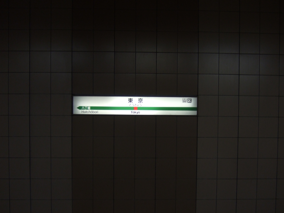 鉄道乗車記録「東京駅から蘇我駅」駅名看板の写真(1) by たひお 撮影日時:2010年09月26日