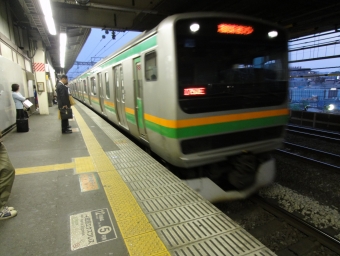 戸塚駅から宇都宮駅の乗車記録(乗りつぶし)写真